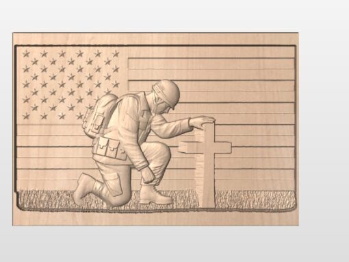 Soldier Cross Flag